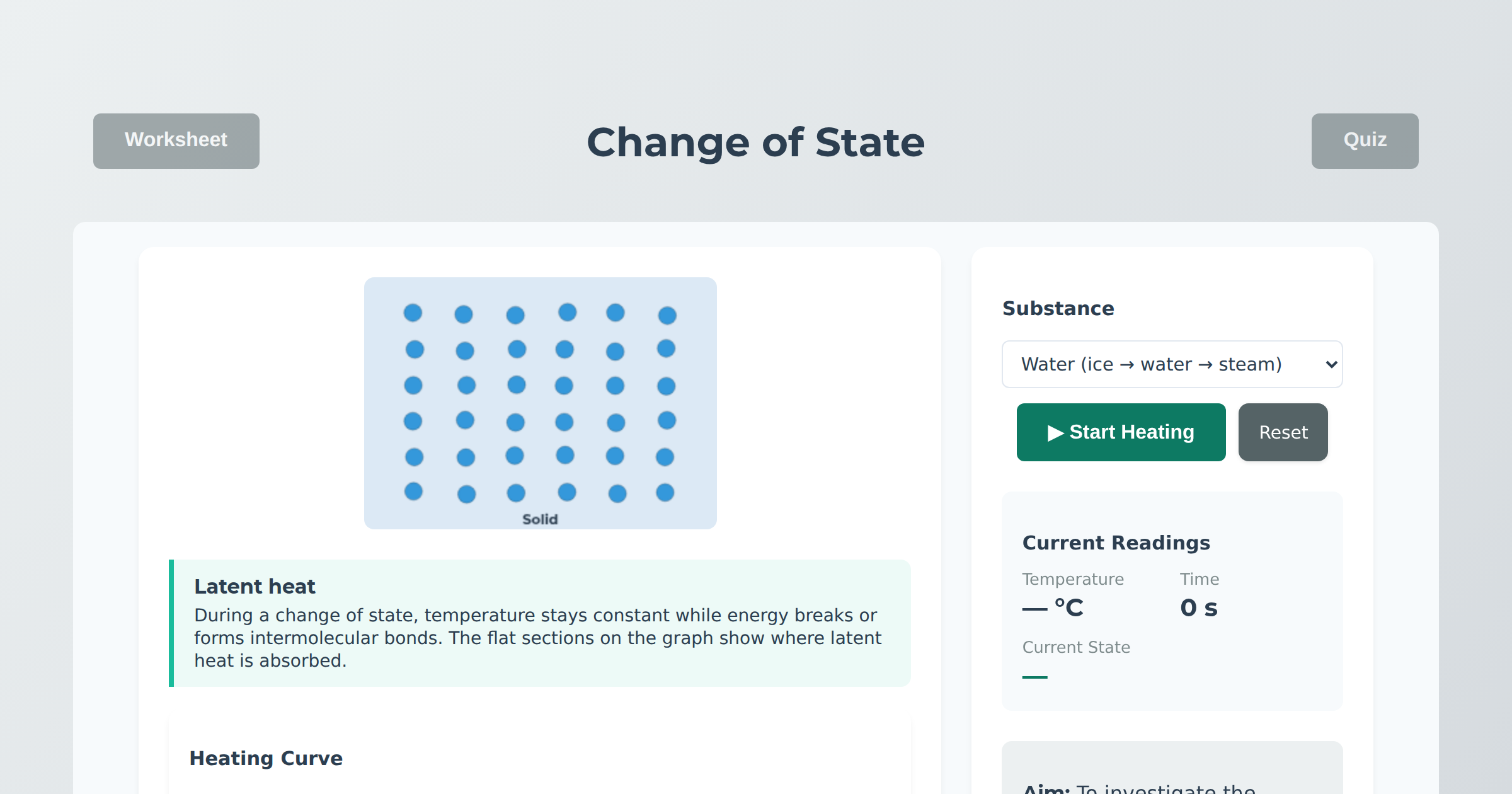 Investigating Specific Heat Capacity — Free Interactive GCSE Physics ...